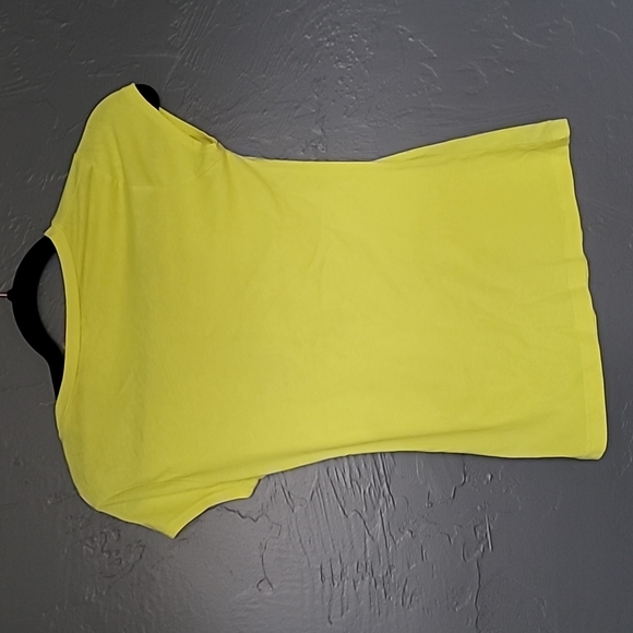 Yellow Floral Fitted Shirt EUC - Picture 4 of 4